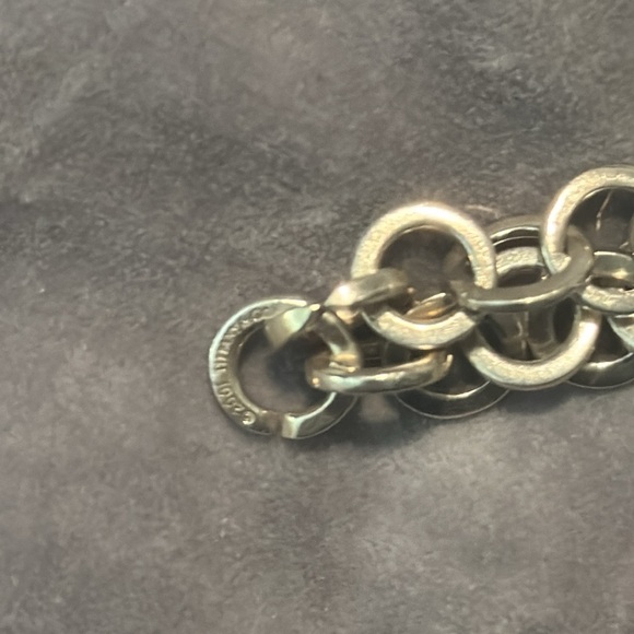 Tiffany & Co. Silver and 18k Circles Bracelet - Picture 4 of 6